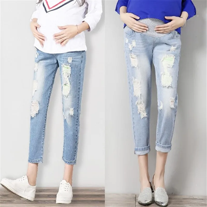 Джинсы для беременных Брюки Одежда кормящих реквизит леггинсы живота одежда