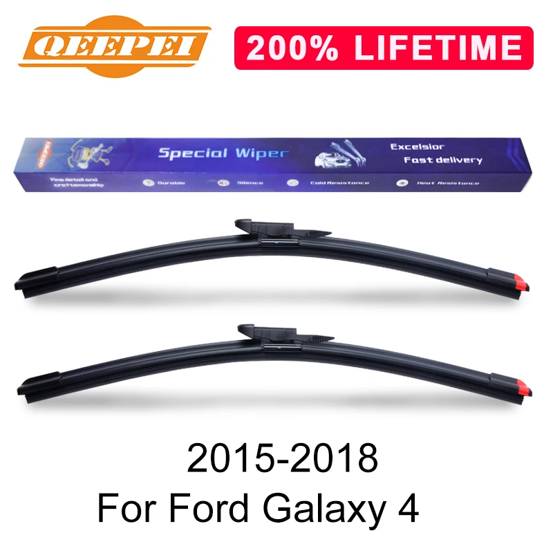 Сменные щетки стеклоочистителя QEEPEI сменные для Ford Galaxy 4 2015 2016 2017 2018 резиновые