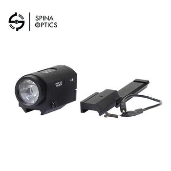 

SPINA OPTICS Tactical Flashlight Gun Light AK-SD TWPS Weapon LED Flashlight Fit 20mm Rail Momentary Strobe Output