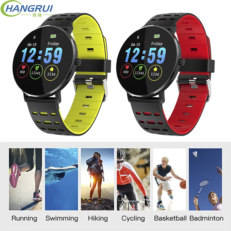 

Hangrui L6 Smart Watch Men IP68 Waterproof Multiple Sports Mode Fitness Heart Rate Tracker Bracelet Smart Band For Android IOS