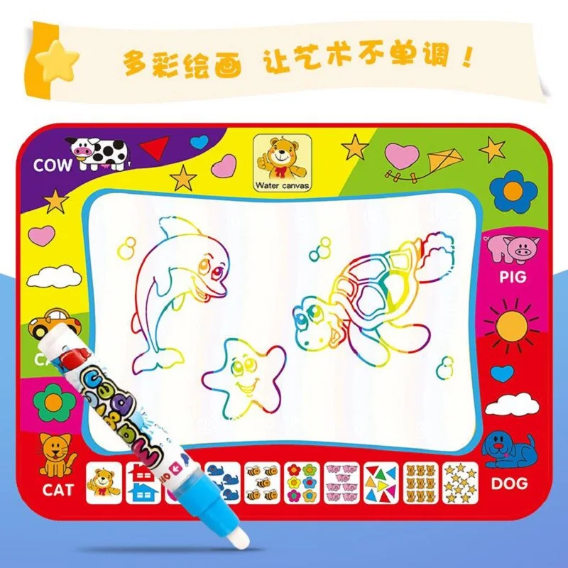 HKYSHP детский магический водяной холст для письма одеяло детская головоломка игрушка для раннего развития цвет граффити Мат для рисования
