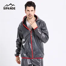 Для мужчин's тип сплит плащ ветрозащитная Велосипеды костюм одежда Пеший Туризм светоотражающие полосы для дождливой погоды-водонепроницаемые брюки куртка для походов