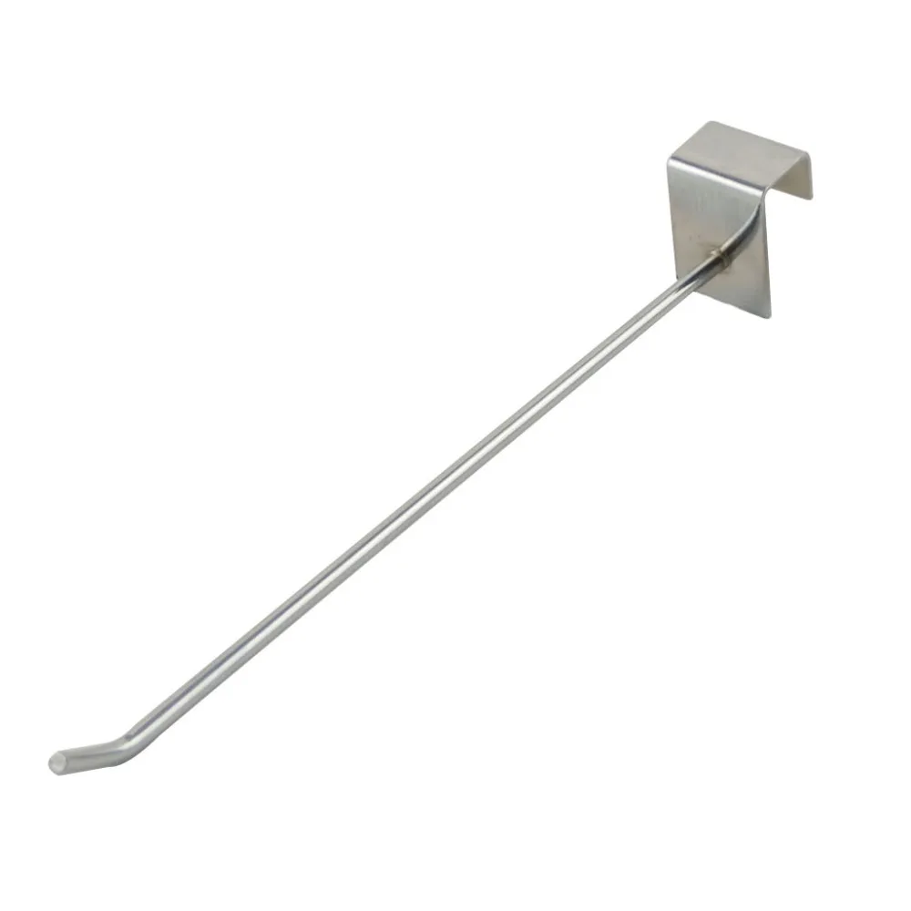 10pcs 200mm Length Rack Display Hooks 4mm Wire Dia. Slatwall Hook
