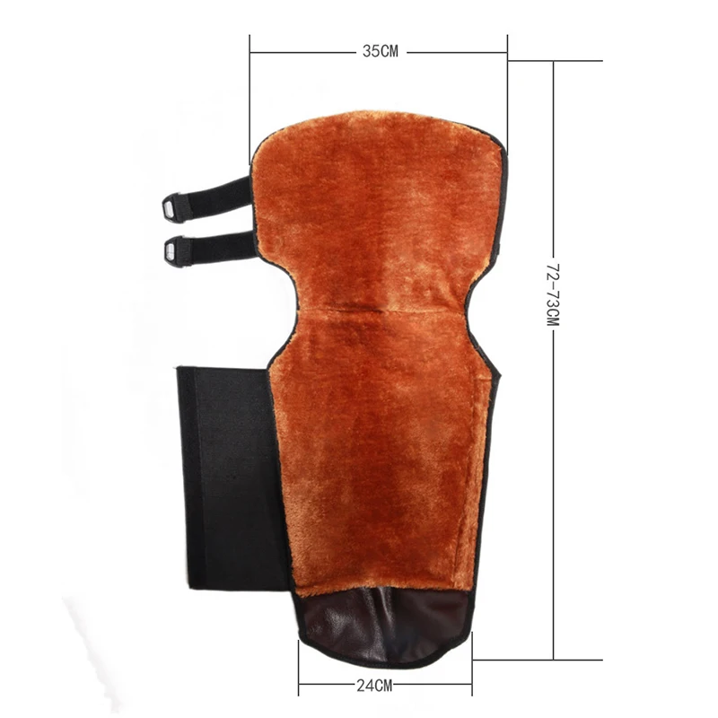 

Electric Motorcycle Knee Pads PU Leather Warm Thickened Leggings Protective Gear