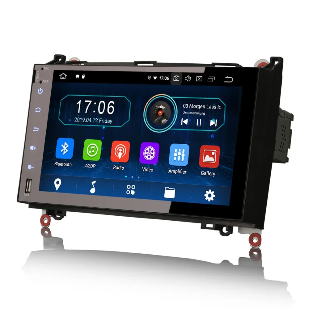 Excellent 9" Android 9.0 OS Car Multimedia GPS Radio for Mercedes-Benz A-Class W169 2005-2012 & Viano 2006+ & Vito 2006+ & Sprinter 2006+ 2