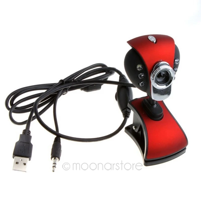 

USB 2.0 50.0M 6 LED PC Camera HD Webcam Camera Web Cam with MIC for Computer PC Laptop DNPJ0013