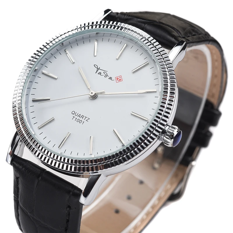 Fashion Women's Watches Sun Round Quartz Wristwatches Simple Casual Leather Watches Student Watches Female Models Sale