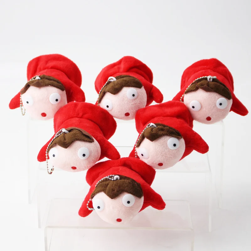 

9cm Anime Ponyo on the Cliff by the Sea Plush Toy Goldfish Ponyo Keychain Pendants