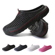 Женские и мужские пляжные сандалии; летняя пляжная обувь; пляжные сандалии; Повседневные Дышащие шлепанцы с перфорацией; обувь на плоской подошве;# g2