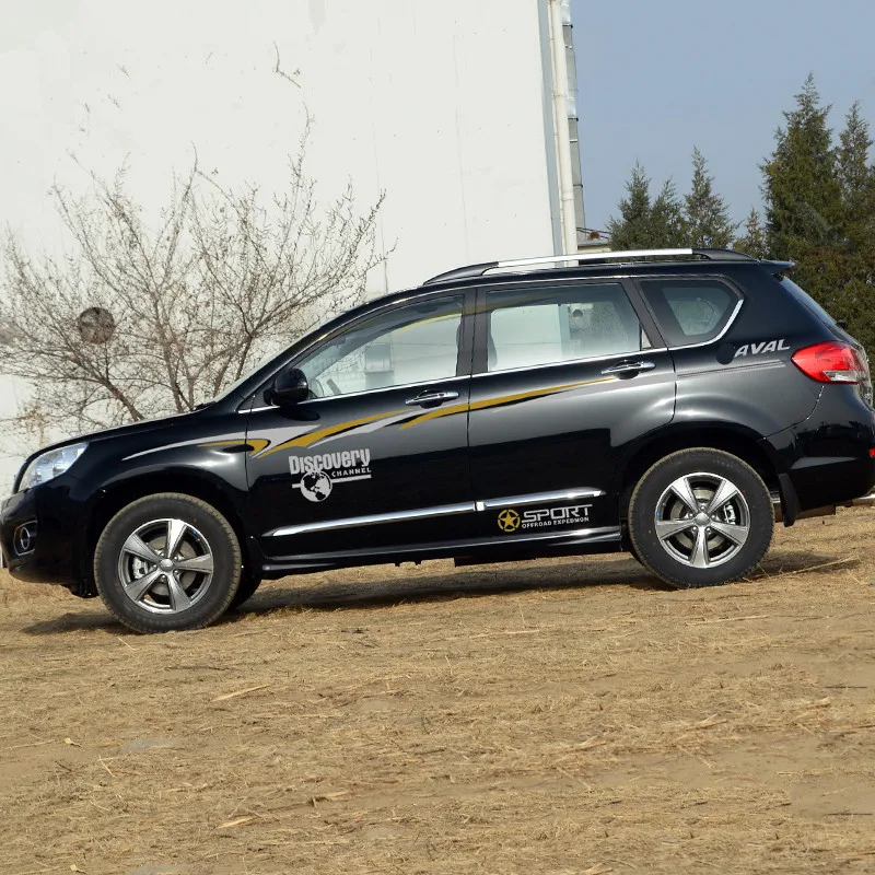 Красочный пояс/линия талии стикер автомобиля для Great Wall Haval H6 H2 H9 H3 H5 H8 BA009|car sticker|car