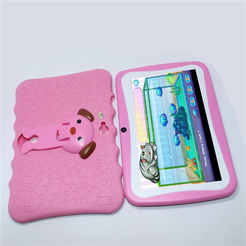 

Q8-8G 7 inch Allwinner A33 Quad Core Kids Tablet PC Android 4.4 Dual Camera 1024*600 wifi bluetooth with bigger speaker