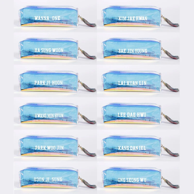

Youpop KPOP WANNA ONE JIHOON DANIEL PU Pencil Bags Cosmetic Case Stationery Bag Coin Purse Jewelry Storage Packaging GU1005