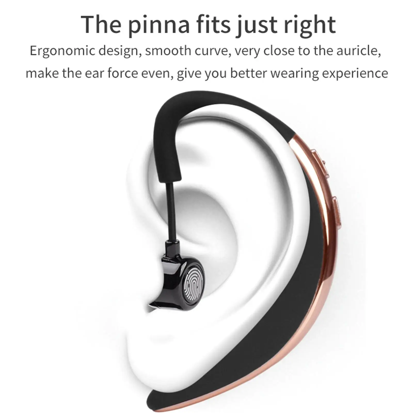 360 Adjustable Wireless Bluetooth Headphone Sport Earphone Headset Hadsfree Calling with Mic for Samsung iPhone Motorola E G LG