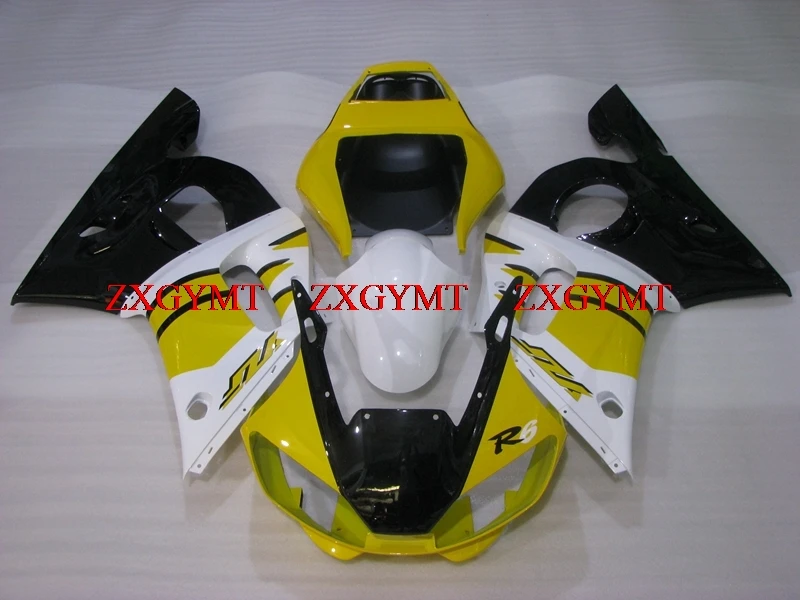 

Abs Fairing for for YAMAHA YZFR6 1998 - 2002 Abs Fairing YZF600 R6 98 99 Yellow White Fairings YZF R6 2001