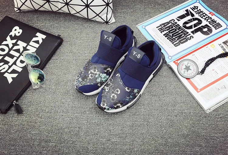 Hellozebra Men Print Flower Canvas Casual Air Mesh Shoes Soft Leather Bottom Casual Breathable Print Multi Shoe 2016 Autumn New (18)