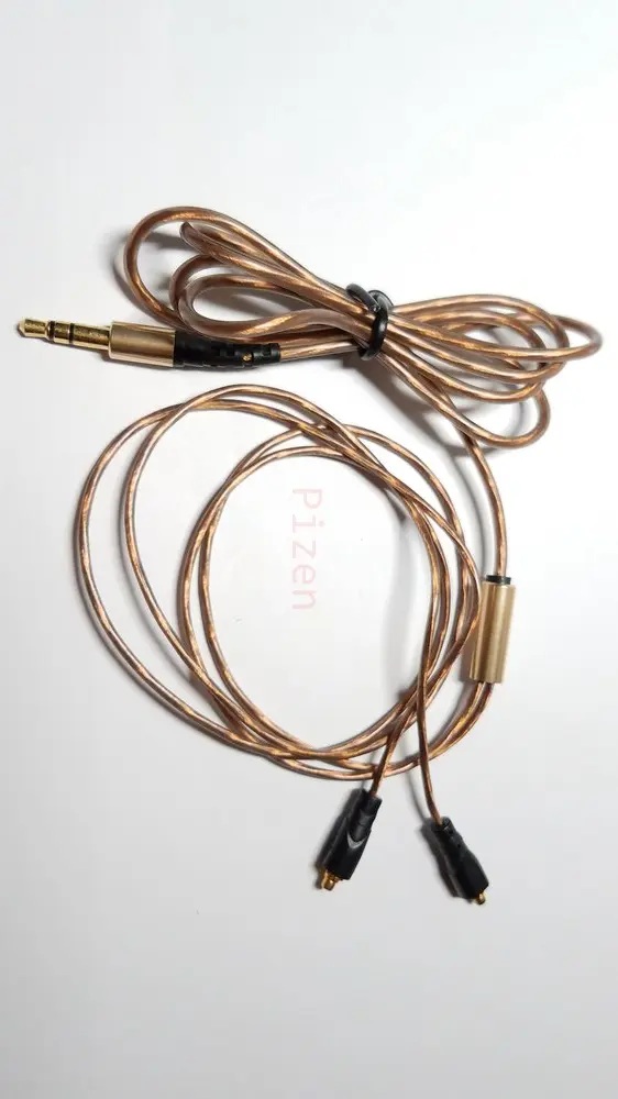 Сменный однокристальный медный кабель для наушников seper DT2 plus Shure SE215 SE315 SE425 SE535