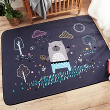 Buy Infant Shining Baby Play Mat Children Puzzle Cartoon Carpet Suede Large Rugs Living Room Mat Children Bedroom Thicken Blanket Free Shipping
