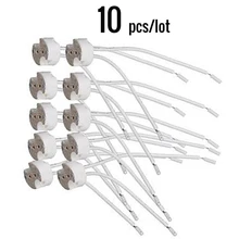 10 шт. керамический MR16 G5.3 цоколь патрон для лампы галогенный MR11 GU5.3 G4 цоколь лампы для Светодиодный CFL галогенная лампа