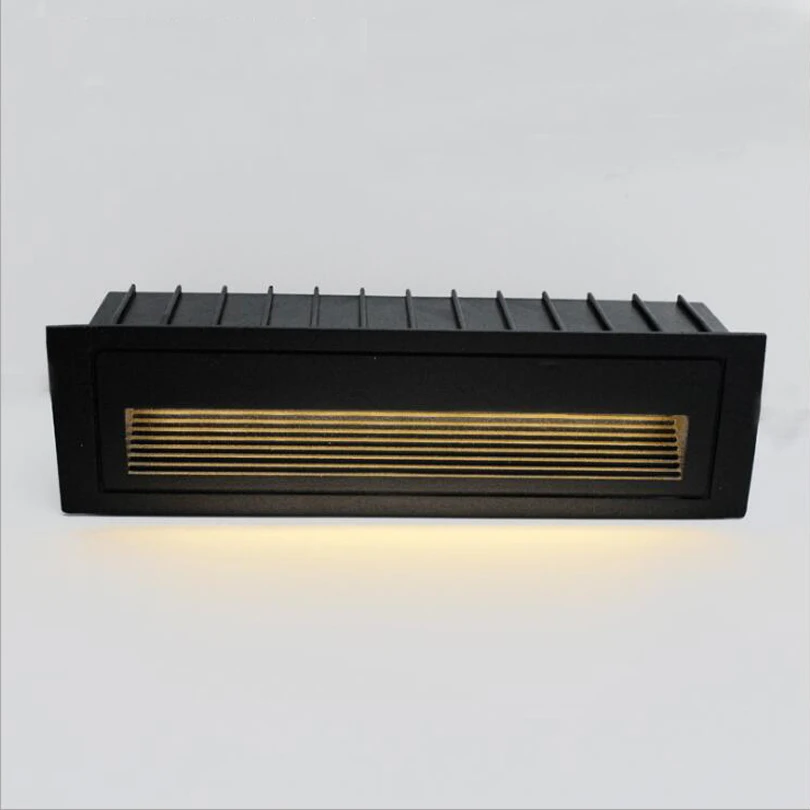 

Waterproof 3W 5W Led Step Light IP65 Aluminum Embedded Staircase Corner Lamp Indoor Outdoor Recessed Wall Stair Lamp Footlight