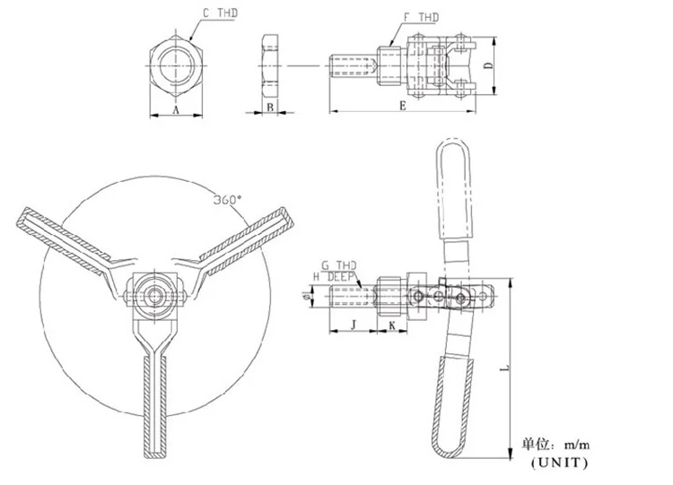 Heavy Release Toggle Clamp, Capacidade de retenção,