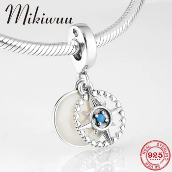 

Follow your dream 925 Sterling Silver White Enamel charms fine pendants Jewelry making Fit Original Pandora Charm Bracelet