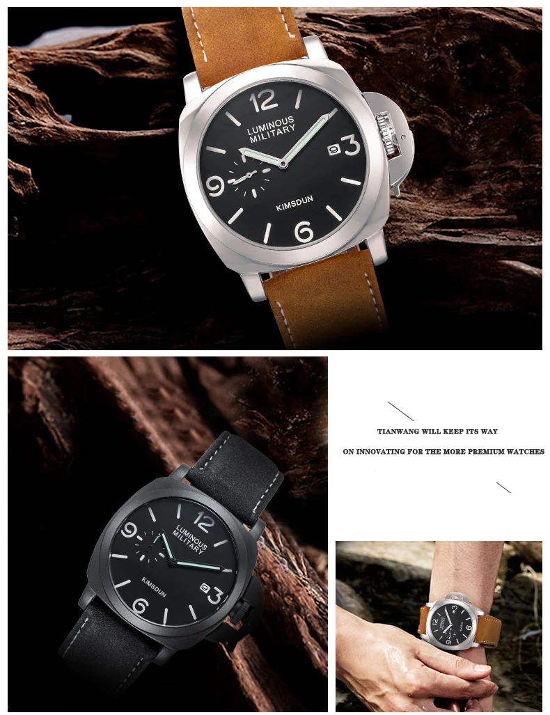 KIMSDUN top brand sport Men Watch Luxury Business Fashion Clock Mens Watches Waterproof Quartz Relogio Masculino