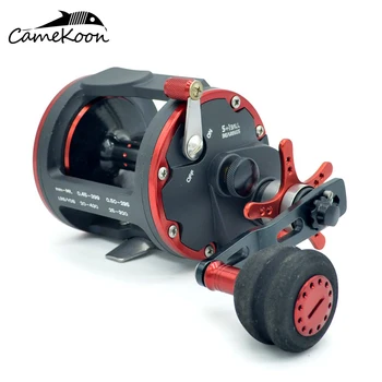 

CAMEKOON Saltwater Star Drag Fishing Reels 5+1 Ball Bearings 12KG Max Drag Strong Trolling Reel Boat Fishing