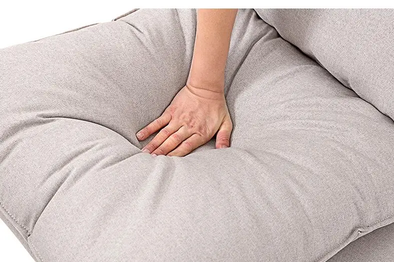 Adjustable Single Couch Chaise Lounge Chair Living Room Furniture Fabric Upholstery Reclining Leisu