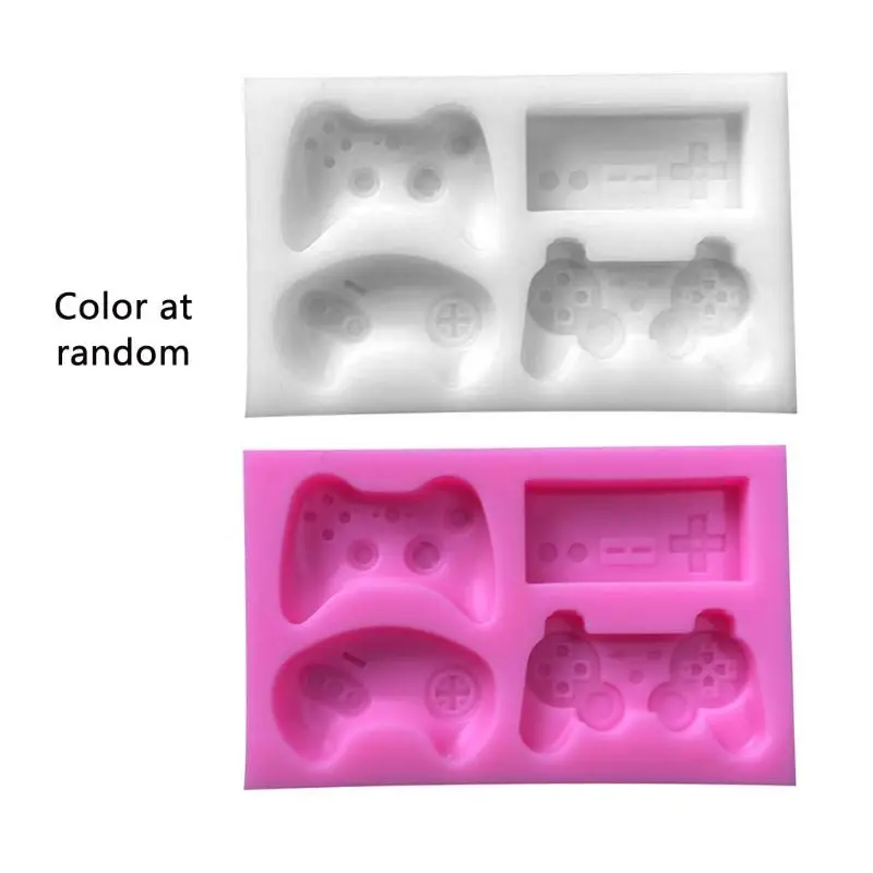 

4-Styles Game Consoles Handle Pendant Silicone Resin Mold Jewelry Making Tools
