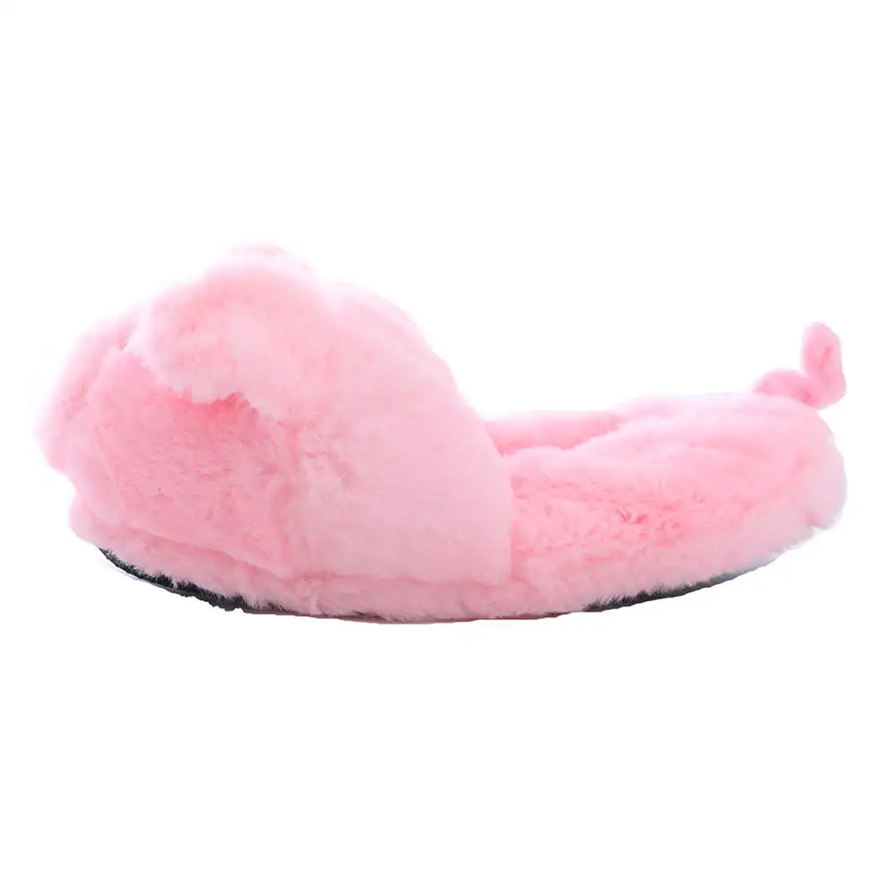 Goedkoop Millffy grote maat pluche comfort code paar Pack hak roze varken slippers ins stijl leuk varken katoen slippers paar thuis schoenen