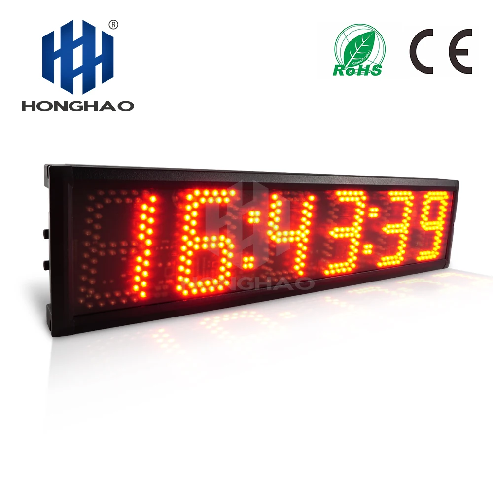 

Honghao LED Countdown Timer Big Stpwatch Timer Digital Clock For Sport Match Race Event Timer