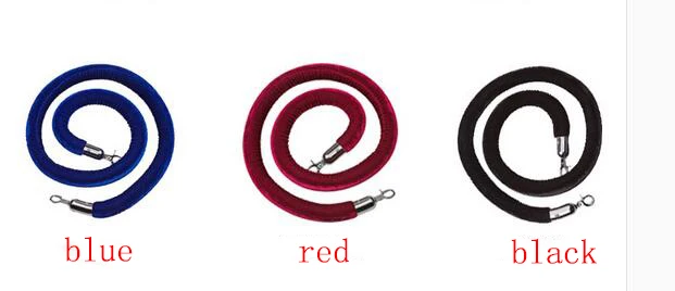 

Cords of Railings fendce red velvet warning line bar rope string