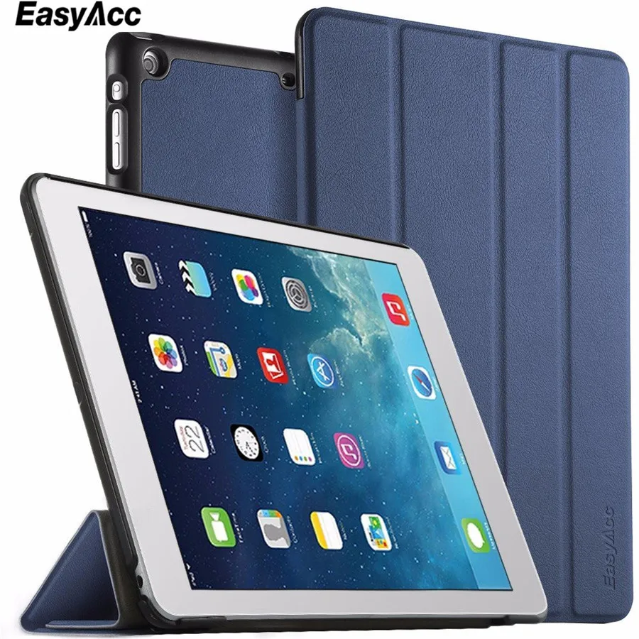 Easyacc планшеты чехол для ipad air 9,7 ''ультра тонкий pu Кожаный противоударный для ipad 5 Чехол Пробуждение сна флип для ipad air 1