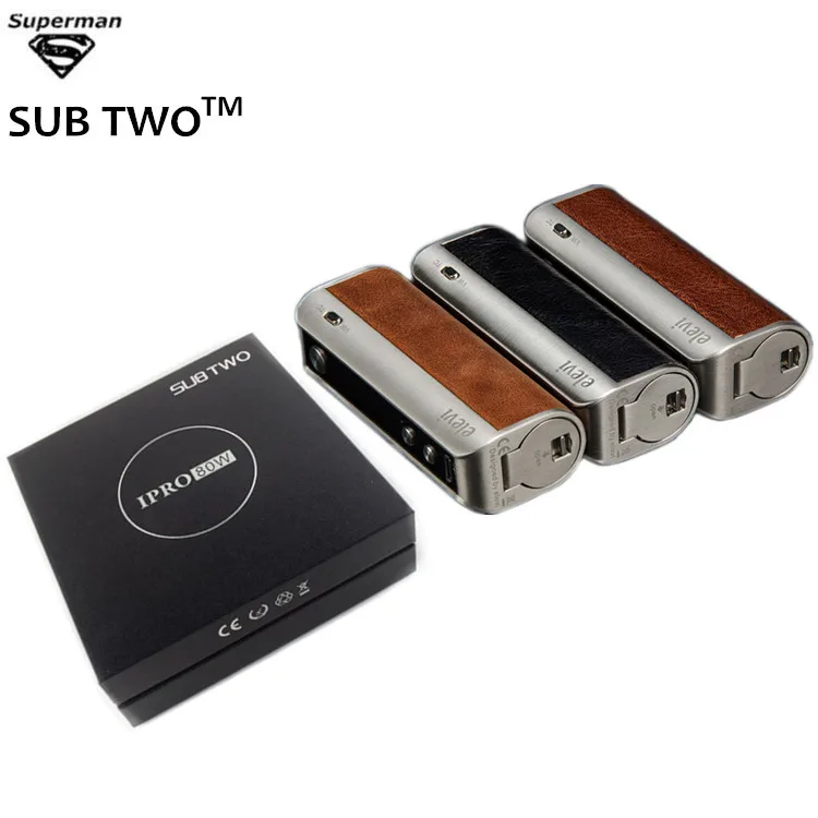

SUB TWO IPRO DR80 80W TC box mod OLED Screen 5W-80W fit 18650 battery Electronic cigarette E cigarettesVaporizer vape pen mods