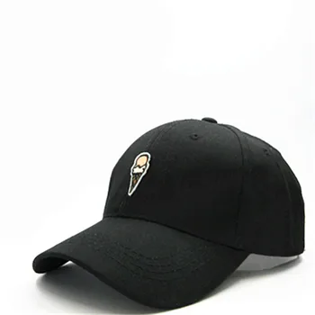 

2019 ice cream embroidery cotton Baseball Cap hip-hop cap Adjustable Snapback Hats for men and women 311