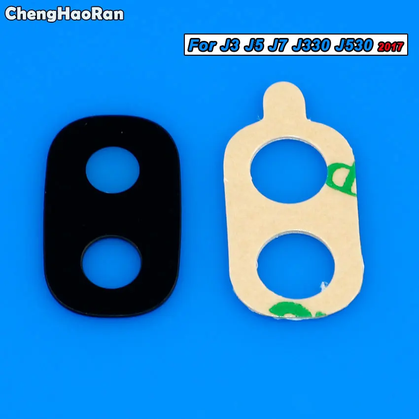 ChengHaoRan стеклянная задняя камера с наклейкой для Samsung Galaxy J1 J3 J5 J7 J320 J4 J6 J8 A3 A5 A7 A6 A8 Plus