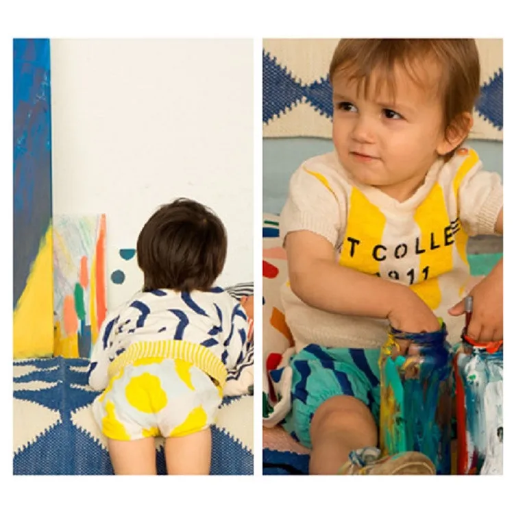DLY103 розничная г. Летние шорты для маленьких мальчиков и девочек, шорты для малышей, купальные костюмы в горошек детская одежда