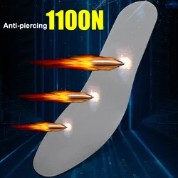 Semelles intérieures de sécurité pour chaussures, plaque en acier au tungstène, Anti clou, Anti perçage, Protection du pied 