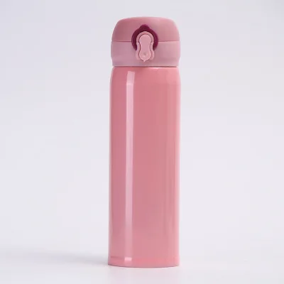 Изолированная термос, чайная кружка с фильтром, Термокружка, термос, кофейная чашка, нержавеющая сталь, термобутылка, вакуумная колба с крышкой ST086 - Цвет: pink