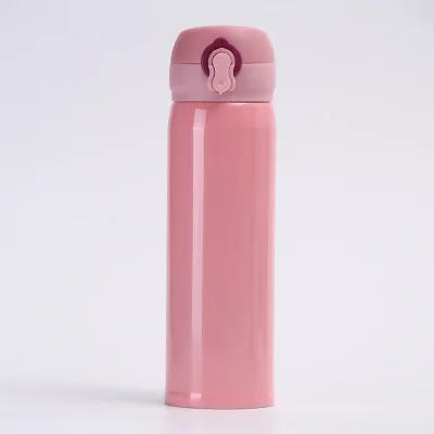 pink Изолированная термос, чайная кружка с фильтром, Термокружка, термос, кофейная чашка, нержавеющая сталь, термобутылка, вакуумная колба с крышкой ST086 - Цвет: pink