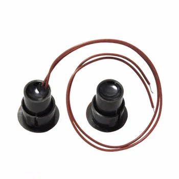 

Wired Door Window Sensor Magnetic Switch NO NC 200V 10W Black Premium Fireproof ABS Home Office Alarm System 350A