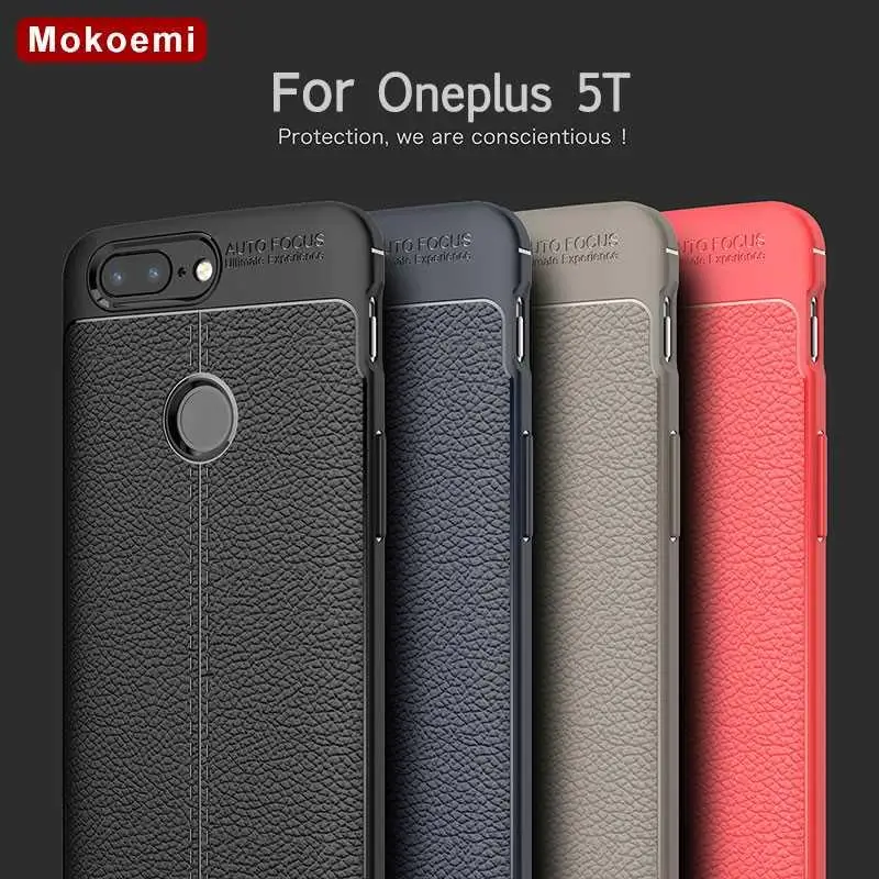 

Mokoemi Lichee Pattern Shock Proof Soft 6.01"For Oneplus 5T Case For Oneplus 5T Cell Phone Case Cover