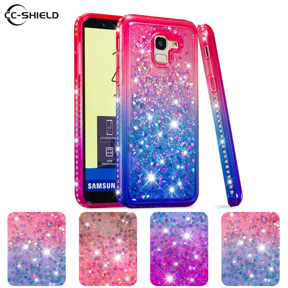 Чехол для Samsung Galaxy J6 J 6 2018 SM-J600FN SM-J600F/DS SM-J600 SM J600 J600F/DS J600FN с драгоценными камнями |