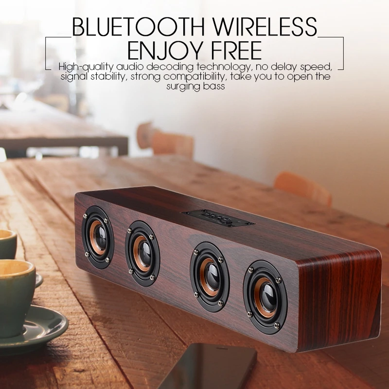 Беспроводная Bluetooth Колонка FDGAO стерео сабвуфер Hi Fi музыкальная шкатулка
