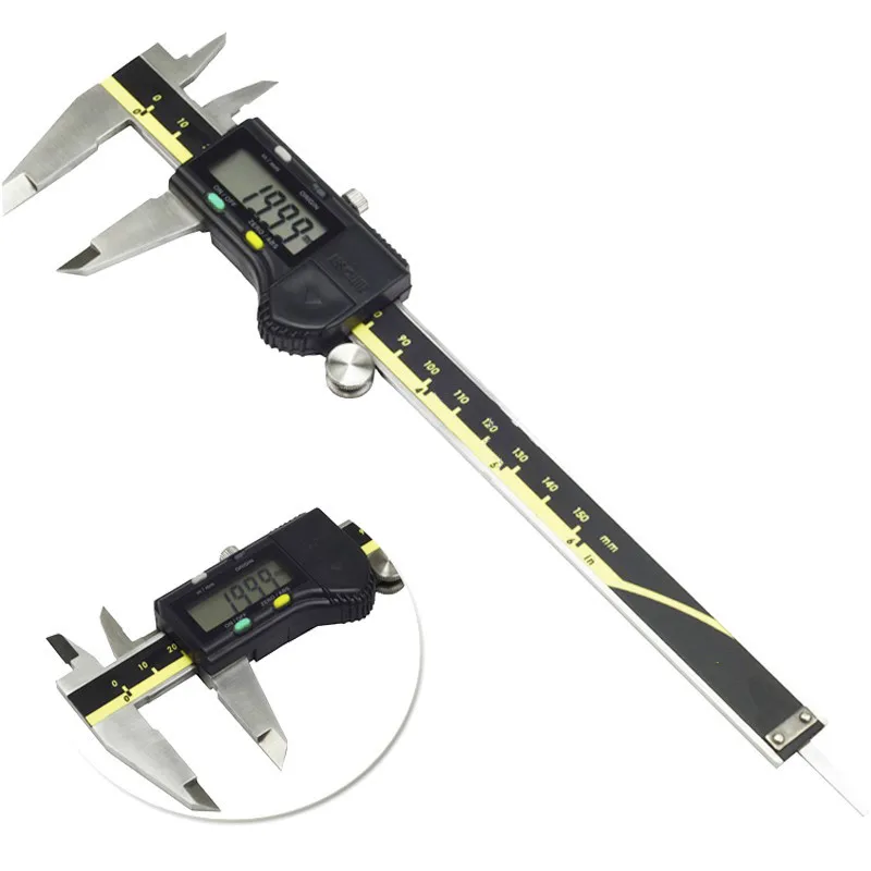 

Digital Electronic Caliper 150mm Neutral Measuring Range Advanced Onsite Sensor Absolute Scale Digital Caliper