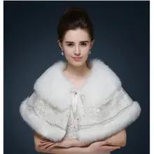 Зимний женский платок с пайетками из искусственного меха, белое свадебное платье для невесты, теплое пальто для подружки невесты, женский шарф кашемировый плащ, вечерние платья