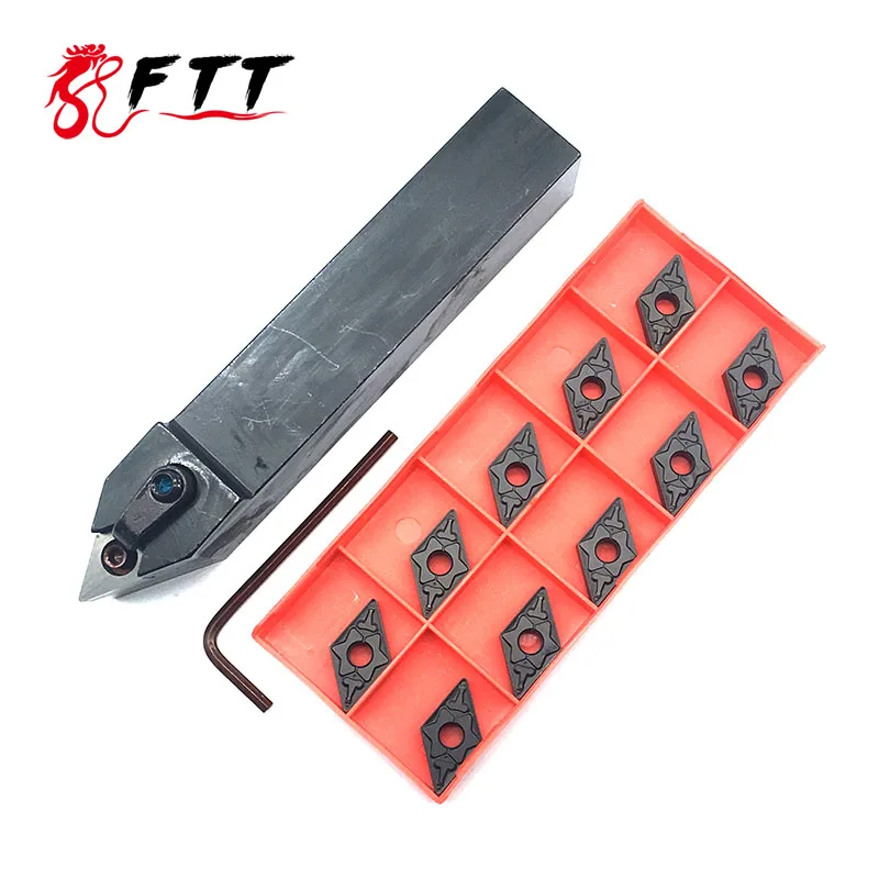 

MDPNN2525M15 MDPNN2020K15 1pcs+10pcs DNMG150408 PM CNC Lathe Arbor Machining Cutter External Turning Tools Holder
