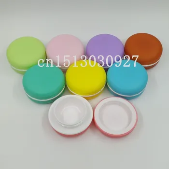 

5g 10g Candy Color Macarons empty cosmetic containers Lipstick lip balm holder DIY sub-bottling cream jars 50pcs