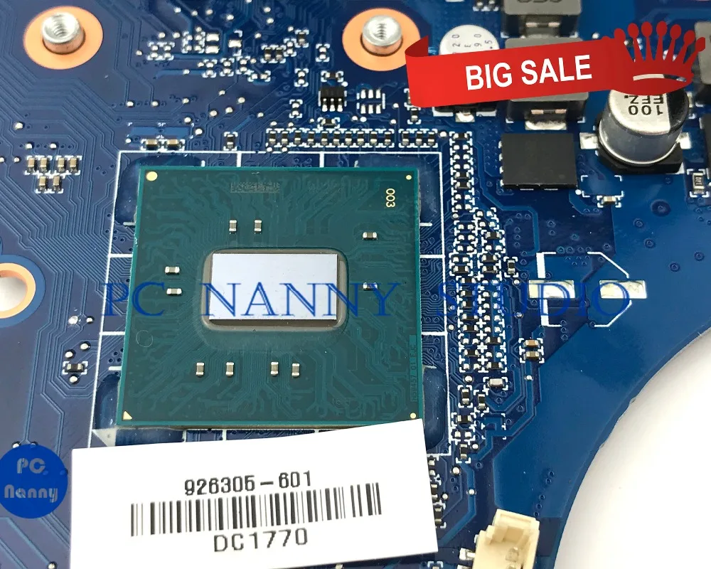 PCNANNY FOR HP 15-CB045WM 15-CB Laptop motherboard 926305-601 i7-7700HQ CPU GTX1050 4GB DAG75AMBAD0