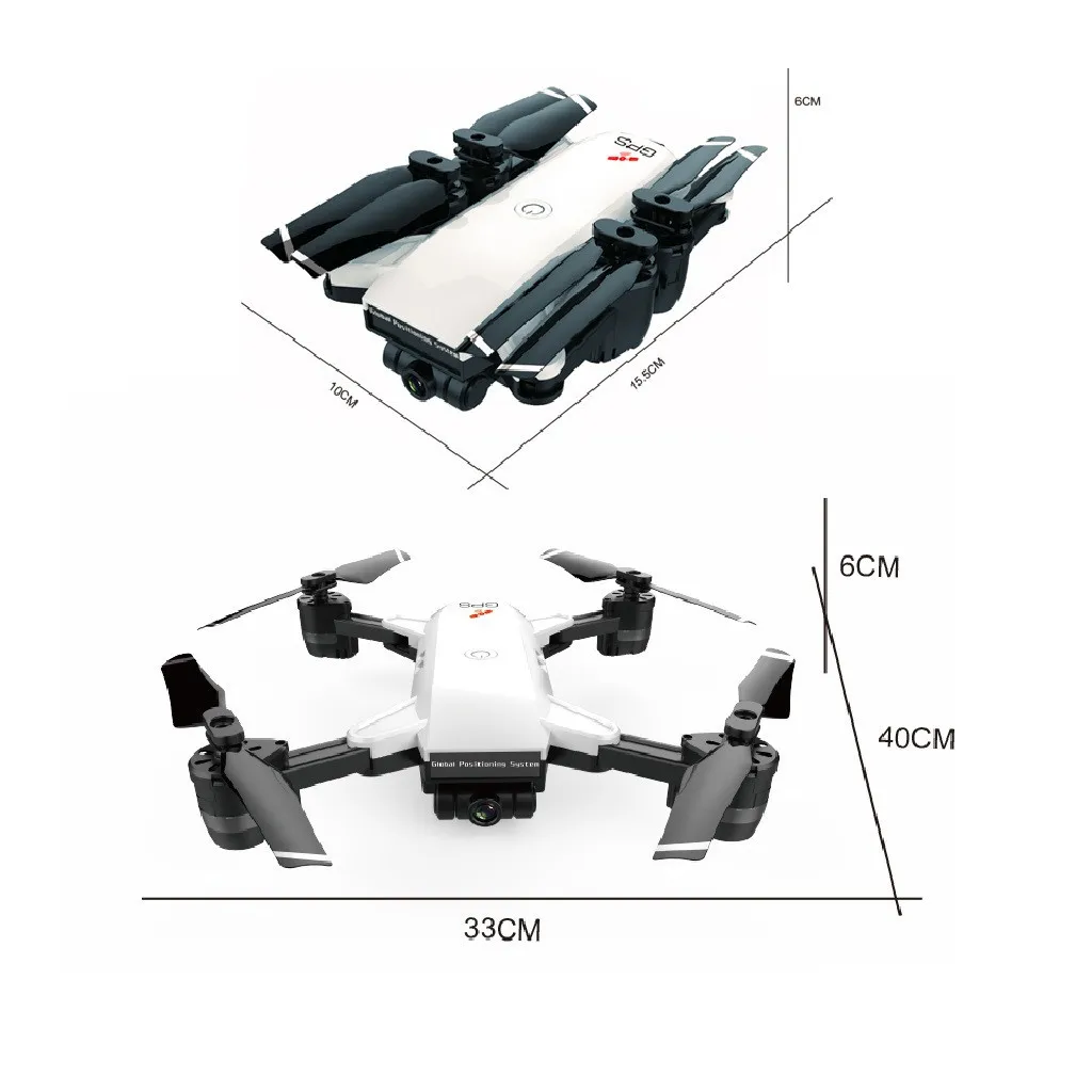 Le-IDEA10 Дрон GPS WiFi FPV 1080P широкоугольный Вертолет камеры Квадрокоптер Складная Высота удержания Дроны с камерой HD